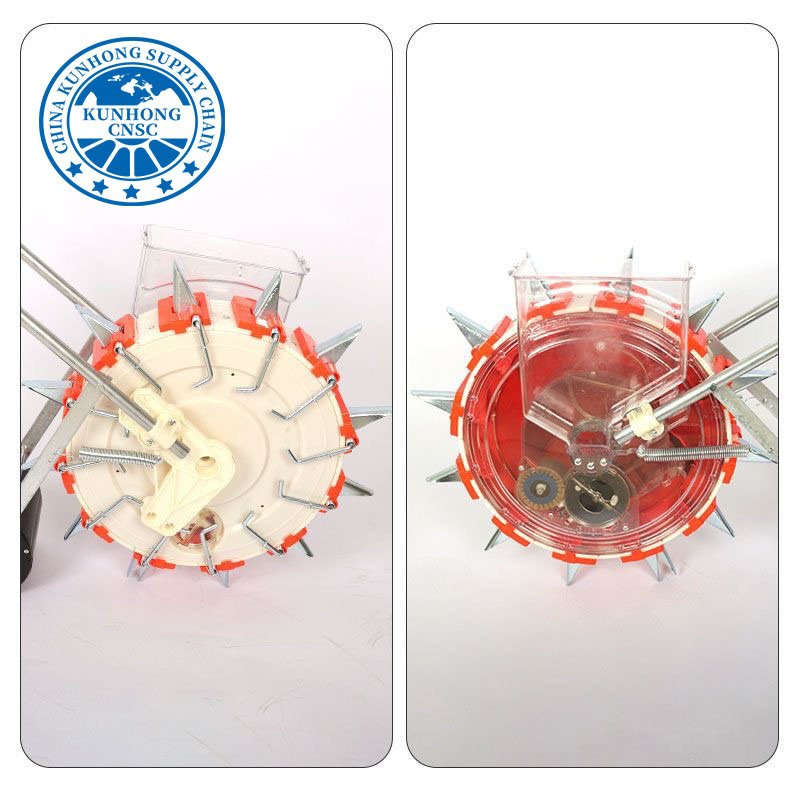 يمكن استخدام بذور الآلات الزراعية مزدوجة برميل ،