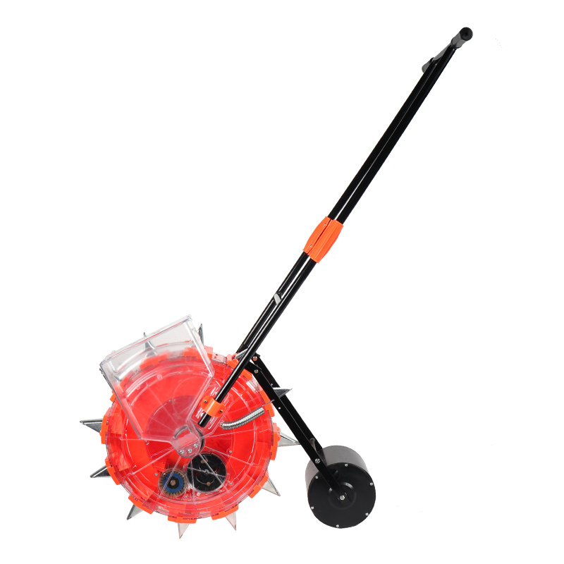 يد دفع اليدين زارع البذور الزراعية لذرة البذور