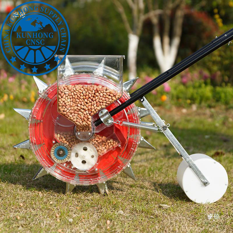 شتلات زارع يد الدفع اليدوي بذور