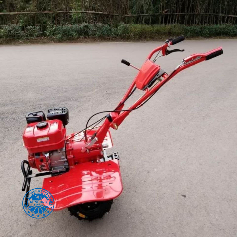 6 حصان Mini Tiller متعددة الوظائف الزراعية الحارث المزروعة ديزل الأراضي ديزل