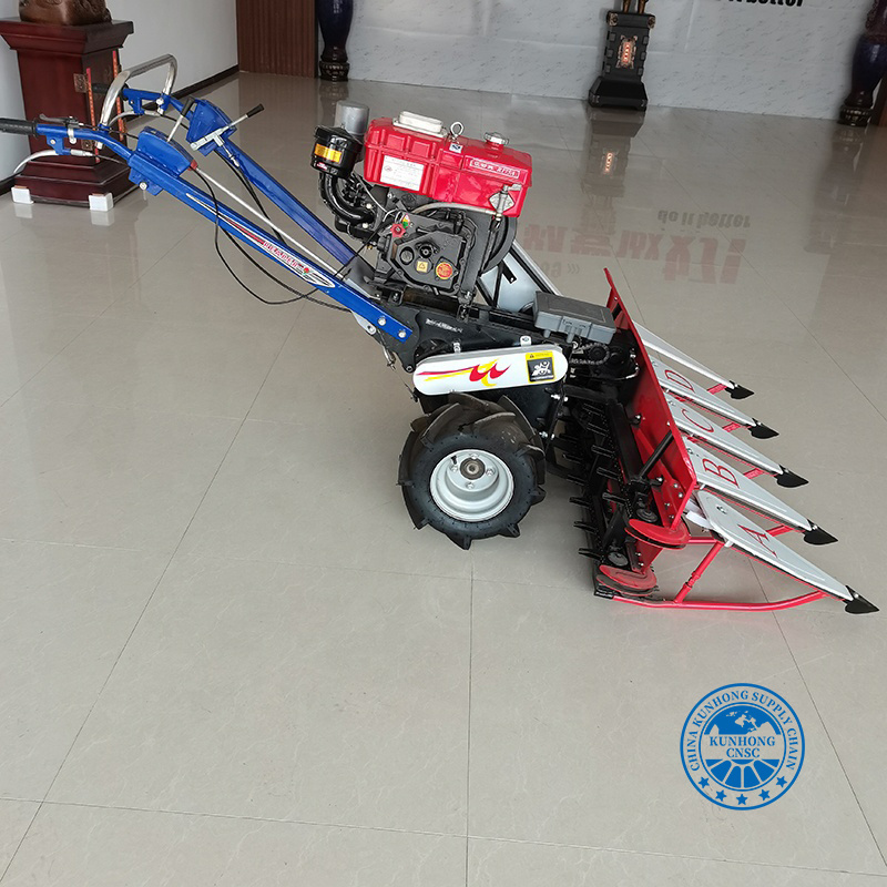 زراعة جرار المشي الممتاز وذرة الحصاد ريبر