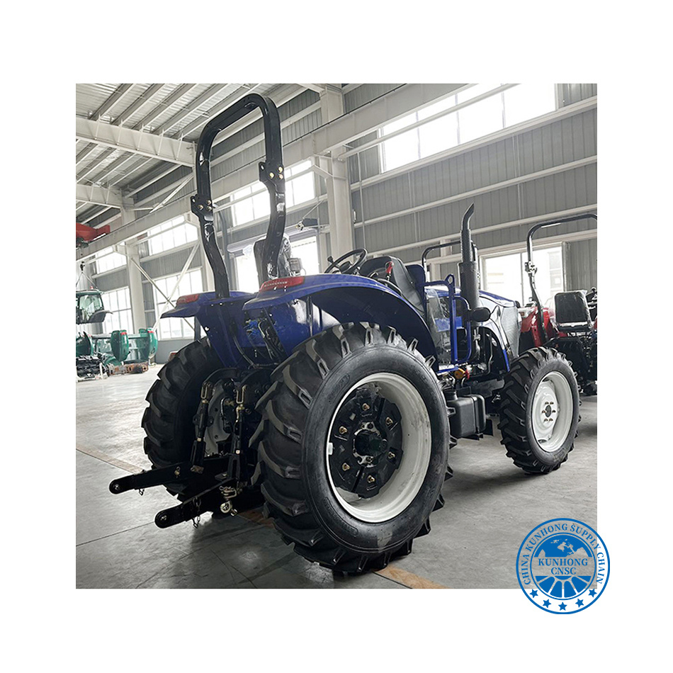 الأتمتة 100HP Sunshade Canopy 12F+12R جرار الزراعة الزراعية