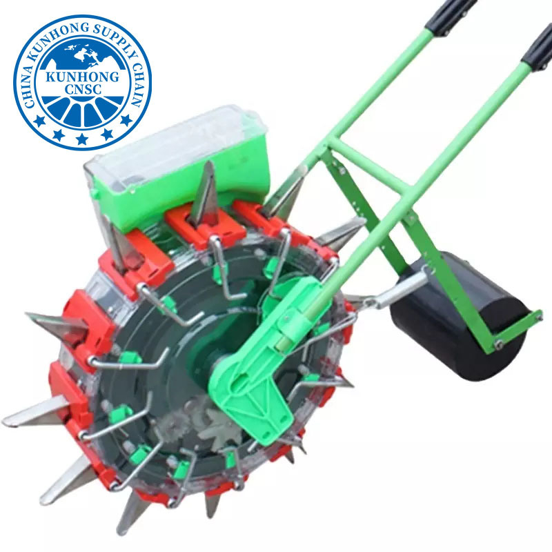 دفعت يد زارع البطاطس بذور الدقة الفول السوداني