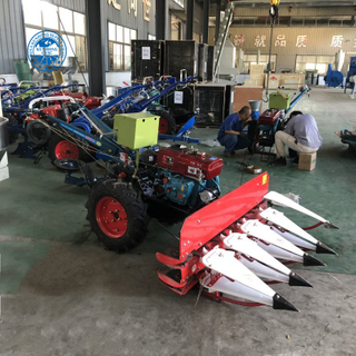 الديزل 2 عجلات الزراعة جرار المشي Mini 8hp لافندر الخزامى الحصاد الأرز