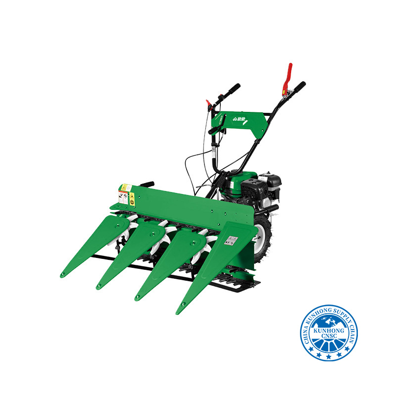 بدء تشغيل محرك الديزل الكهربائي قوي الذرة Spike Harvester Single Row Corn Harvester