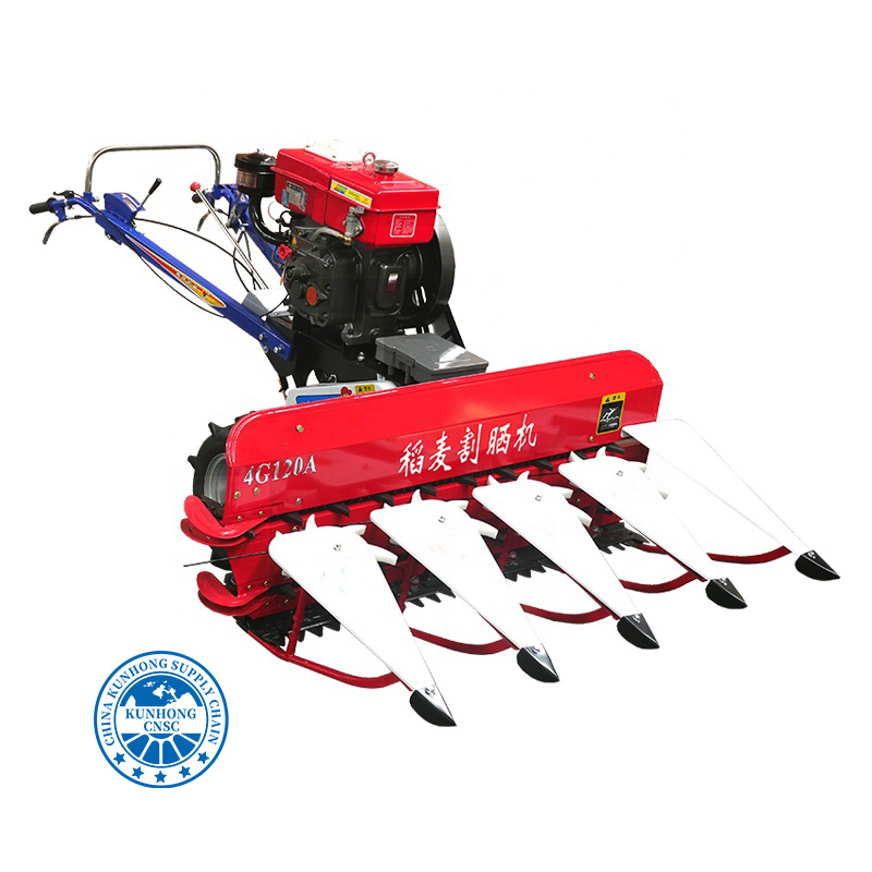 تصميم جديد لآلة الحصاد ذرة الذرة المشي جرار الفاصوليا المصغرة