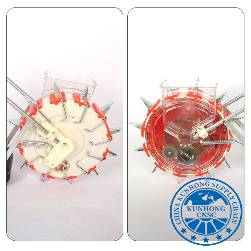 آلة القمح اليدوي يدفع بذور الثوم