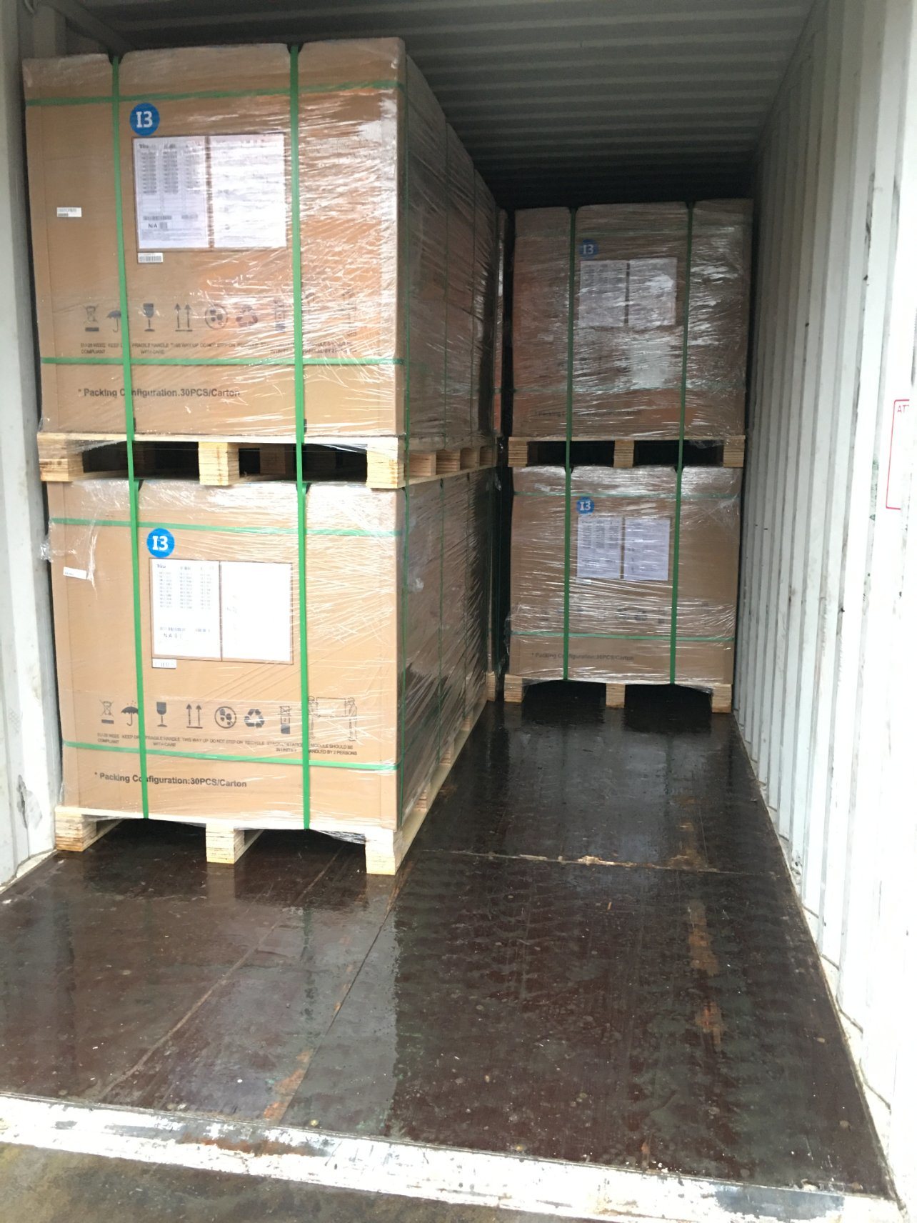 اللوحة الكهروضوهيدية أحادية البلورة من الفئة B 575W-580W الزجاج المزدوج لوحية شمسية مزدوجة الجوانب