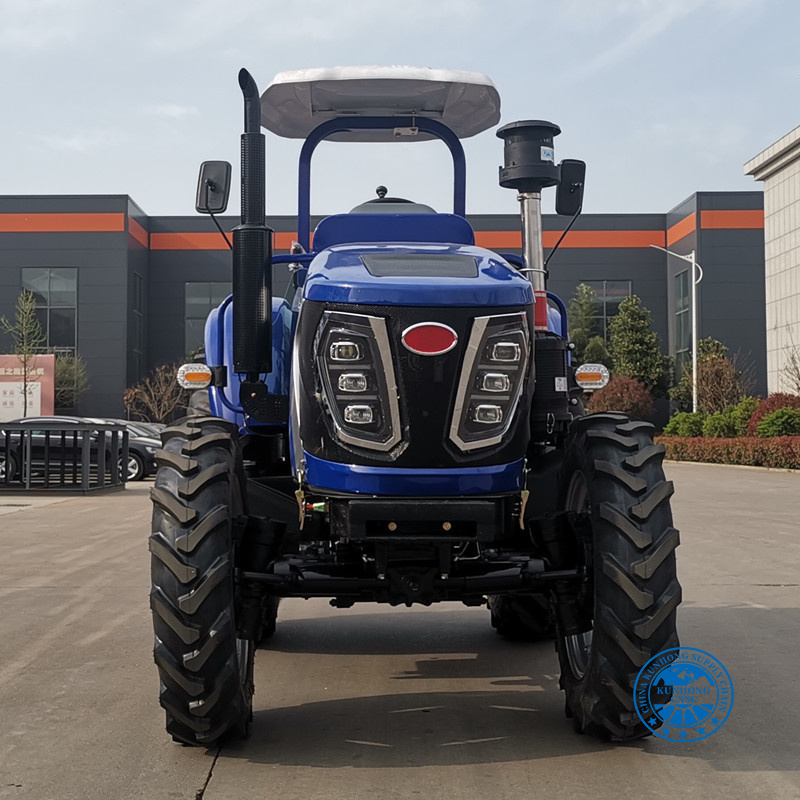 4WD 4*4 نوع بعجلات 90 حصانًا في المعدات الزراعية للزراعة السعر