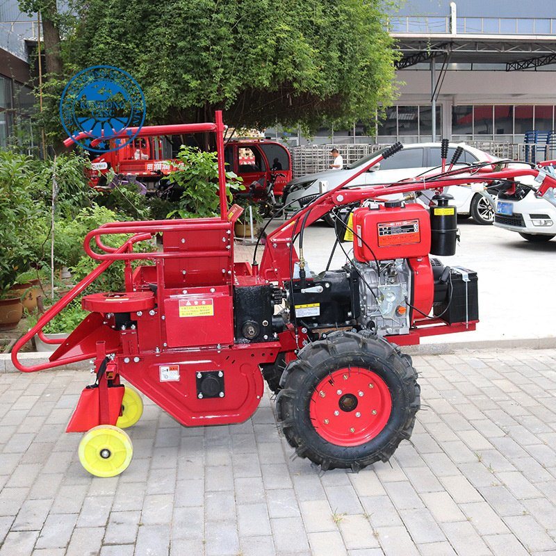 تصميم جديد للبيع الساخن Mini Maize Harvester Small Maize Harvesting