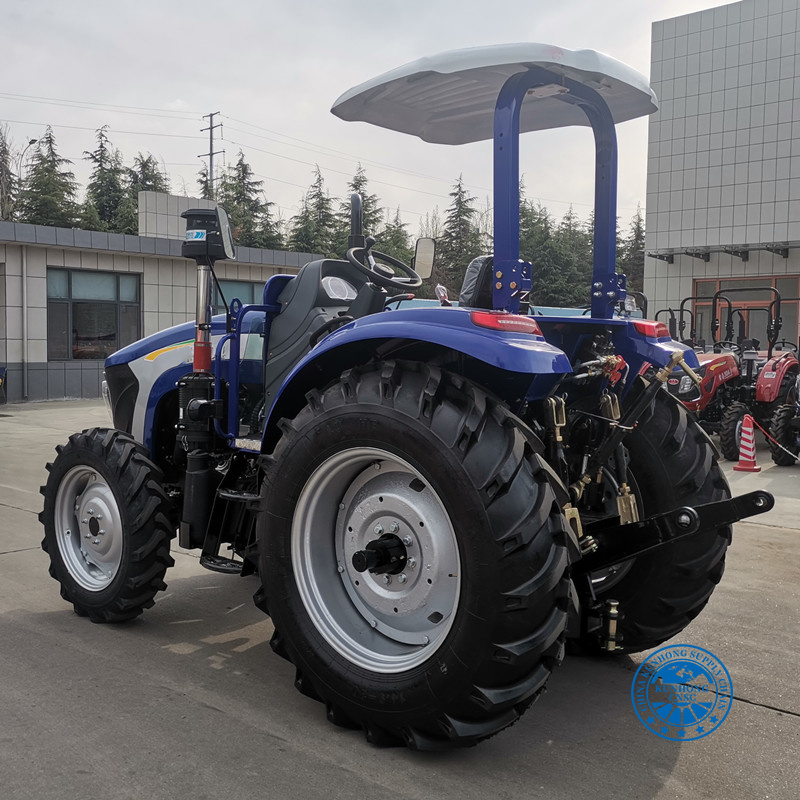 China Factory 12+12 Shift Shift Agricultural Tractor Danopy Model 85HP PRAST TRACTOR