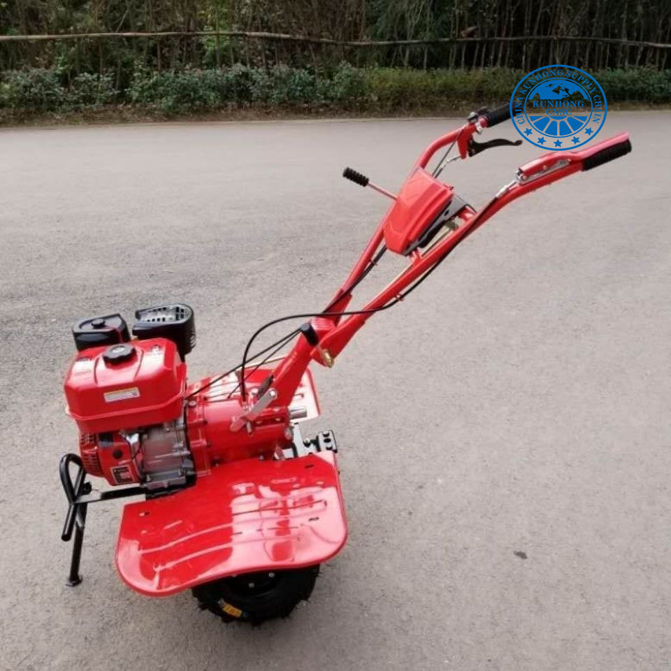 مزارع الديزل MotoCultor اثنين من البنزين ميني تيلر 18 حصان جرار المشي
