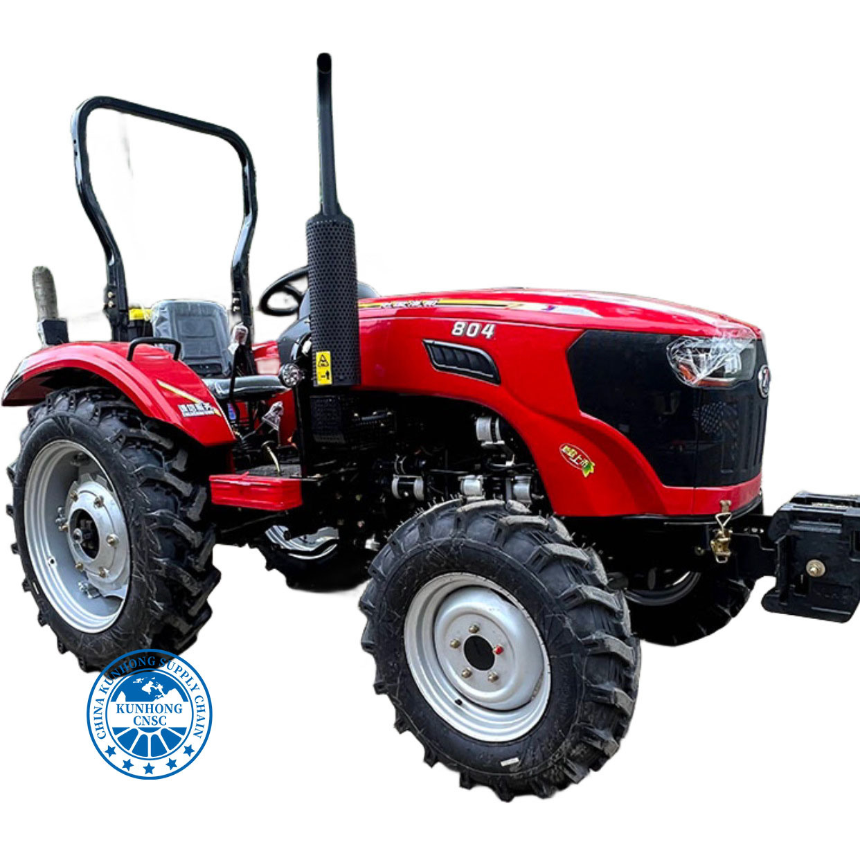 المبيعات الساخنة الزراعة الجرارات الصغيرة 50HP 60HP 4 عجلة القيادة 4WD جرار الزراعة