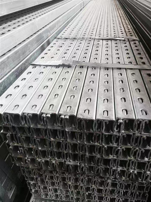 الدعم الزراعي لدعم الكهروضوهي الكهروضوئي على شكل مصنفة من الألومنيوم المصنوعة من الزنك العالي طبقة زنك عالية الجودة