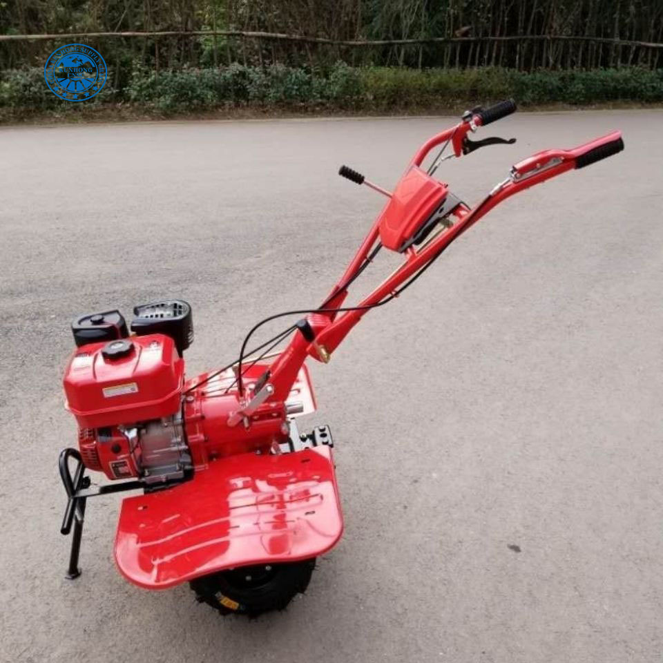 جرار صغير حديقة صغيرة مع Tiller 8hp اثنين من مزارعي محرك الديزل