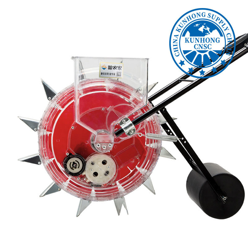 يدفع اليد لآلة أرز طماطم الذرة البذور البطيخ