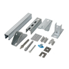 مشبك نهاية السقف الشمسي Mid Clamp Solar Panel DC Solar Cable 4mm Hook Pv Mount System System Bracket
