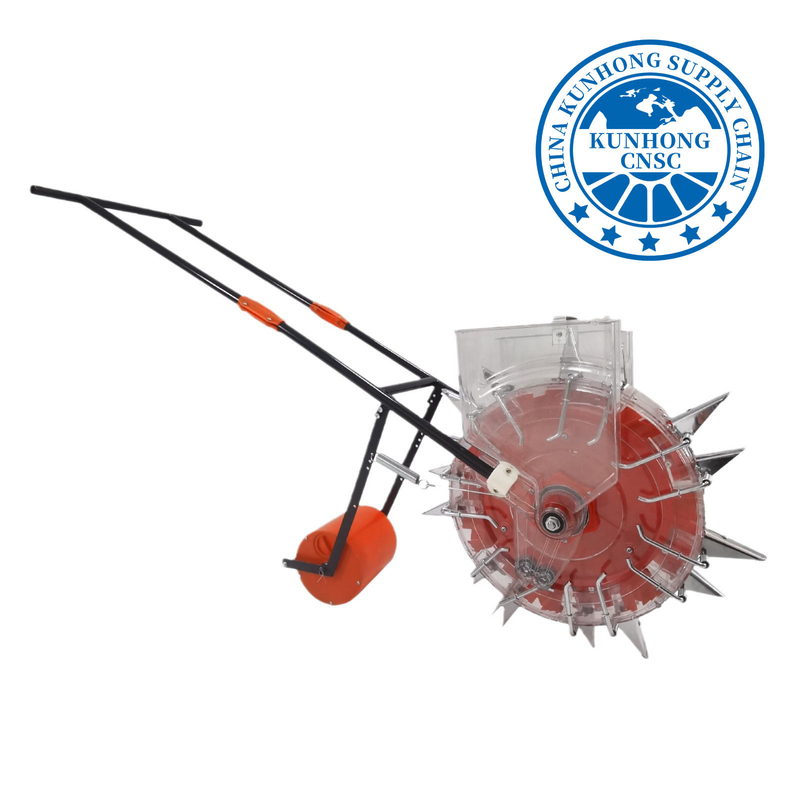 استخدام 4 صفوف يد دفع الخضروات بذور الخضار