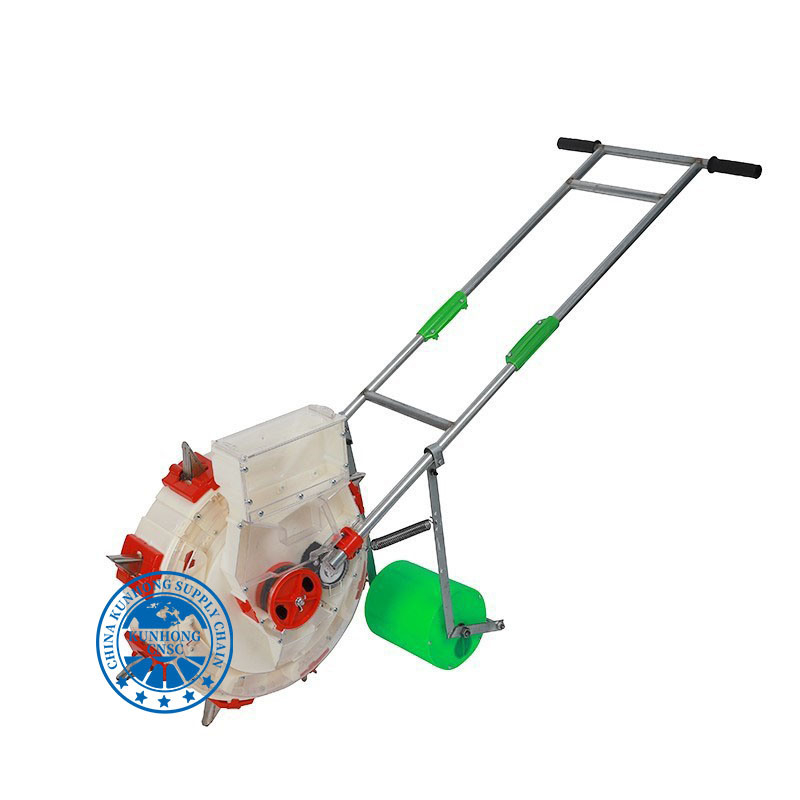 زارع بذرة الذرة شبه السميس Semoir Maï S Engrais Agricultural Machine Vegetable Push Pusher و Transplanters