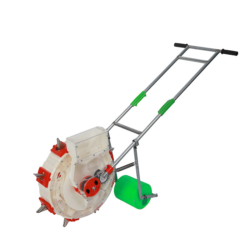 زارع الثوم المزدوج اليدوي بذرة البذور زارع يد الدفع