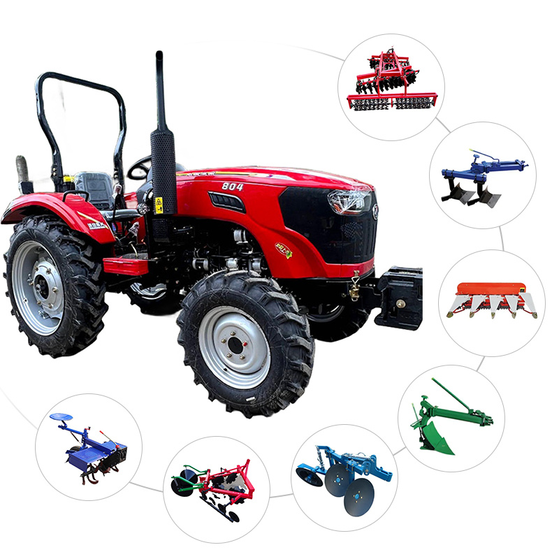 2024 جديد ، جرار زراعي عالي الجودة 80HP90HP 4WD جرار زراعي