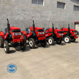 أفضل سعر 4x4 50HP 60HP 70HP جرار آلات الزراعة الزراعية
