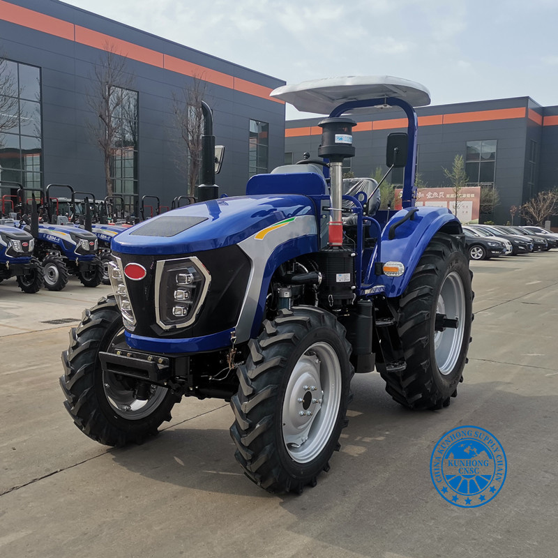 China Factory 12+12 Shift Shift Agricultural Tractor Danopy Model 85HP PRAST TRACTOR