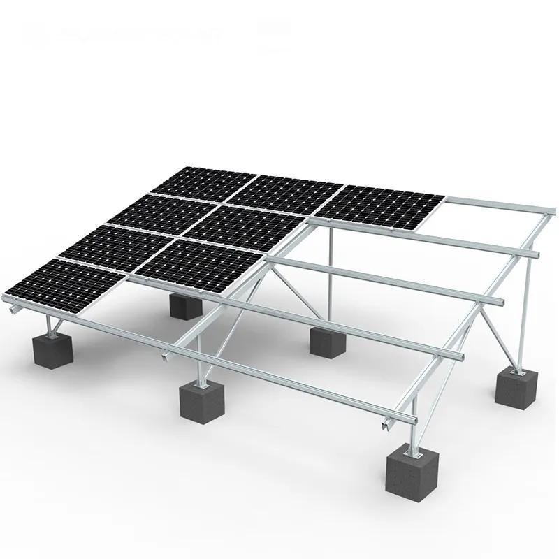 فتح حقل الأرض 580W10KW لوحة الطاقة الشمسية PV BRACKTING SOLAR