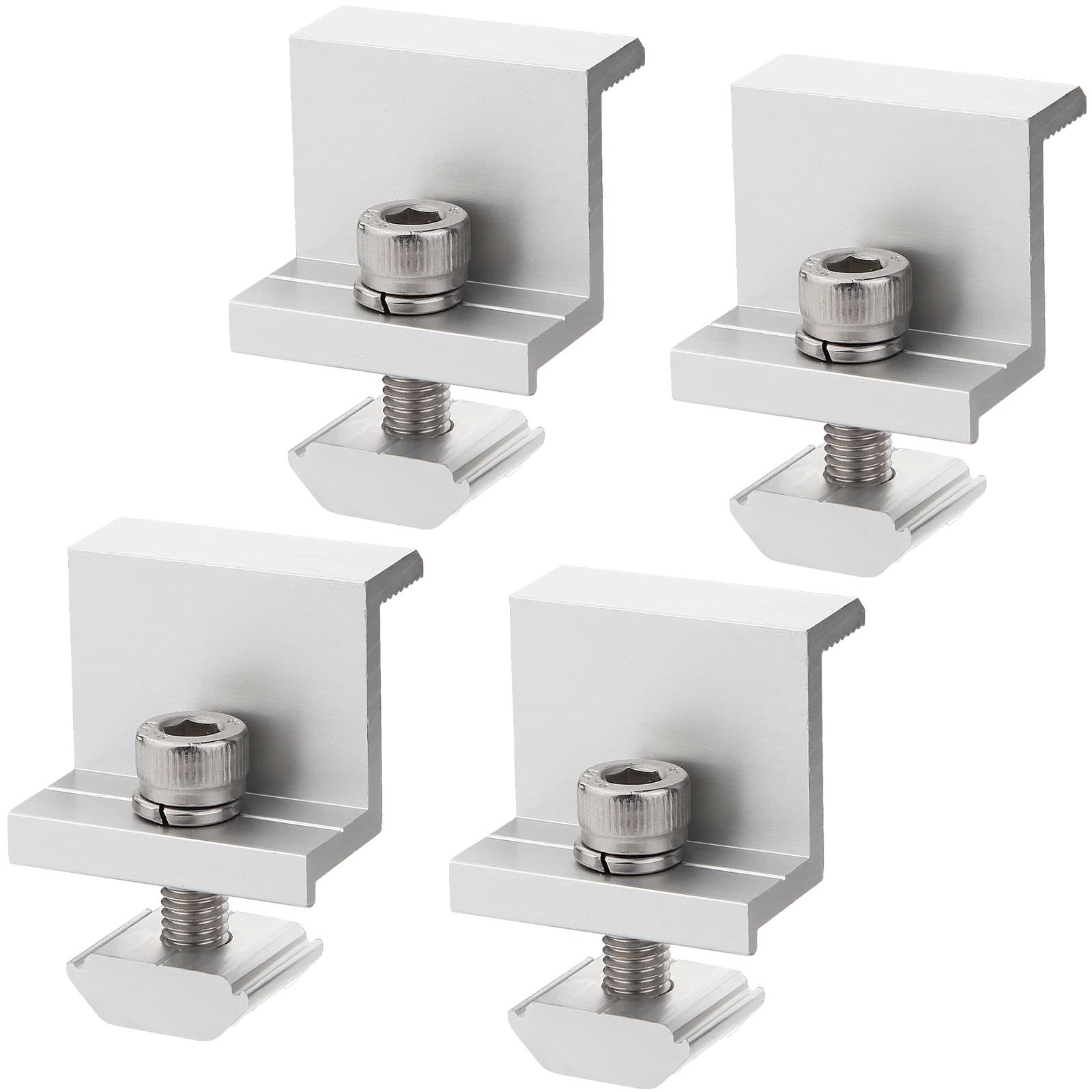 OEM Factory Aluminium Cofltaic Hook Solar Plans Srow Srow Srowing Tiles Mith Mid Clamp Brackities Rail Accessories