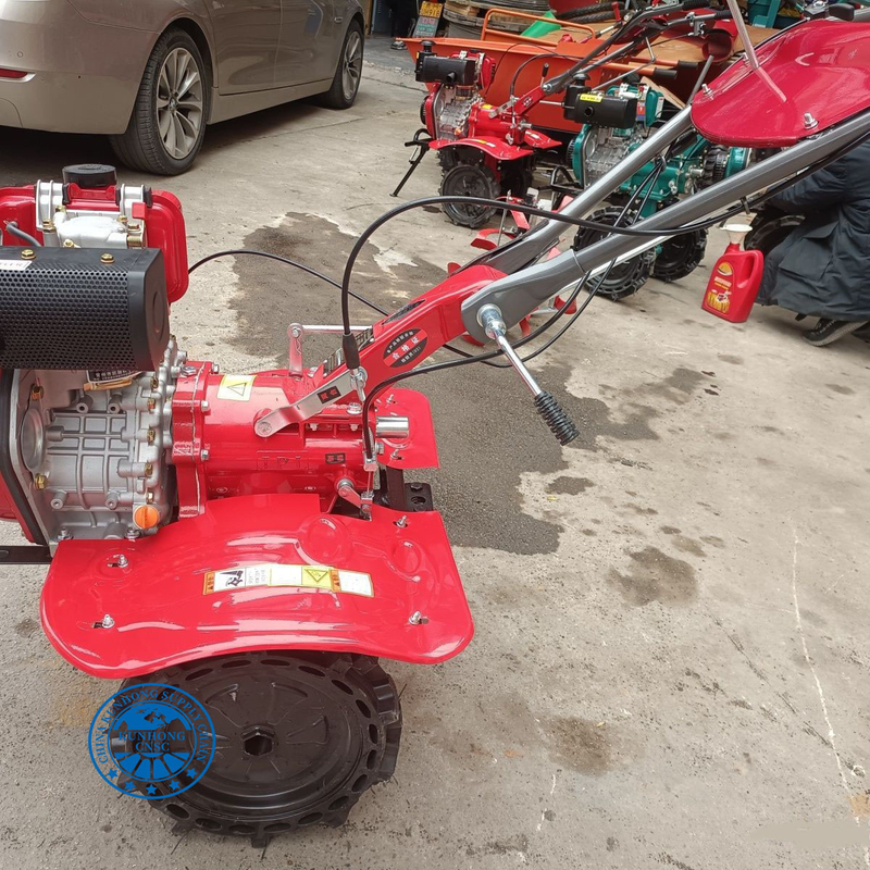 طراز جديد 2WD البنزين/بنزين المعدات نقل المعدات MINI TILLER المزارع