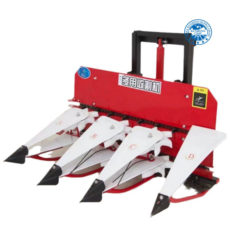 أداة جني الأدوات الزراعية 4GL100 8-10HP Tiller Whit و Rice Reaper Harvester