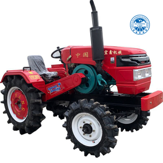 جرار الآلات الزراعية جرار 20hp 25hp 28hp الزراعية مع دلو الواجهة الأمامية