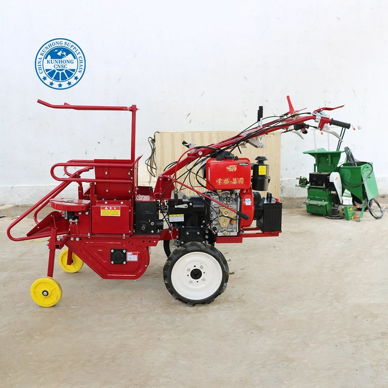 تصميم جديد للبيع الساخن Mini Maize Harvester Small Maize Harvesting