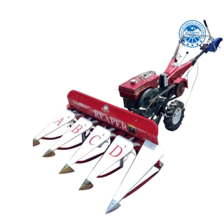 أداة جني الأدوات الزراعية 4GL100 8-10HP Tiller Whit و Rice Reaper Harvester