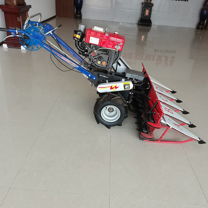 Manual Binder Mini Combining Machinerapeseed Harvester Rice Reaper Machine