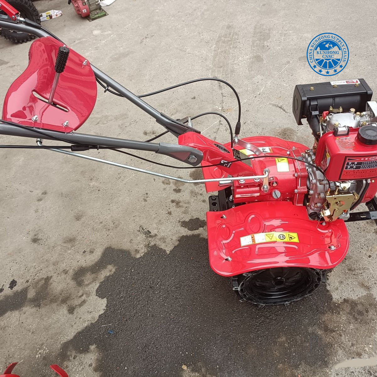 177 F/P مزارع الحقل استخدم أنواع مجرفة حديقة Tiller Electric 7HP 9HP