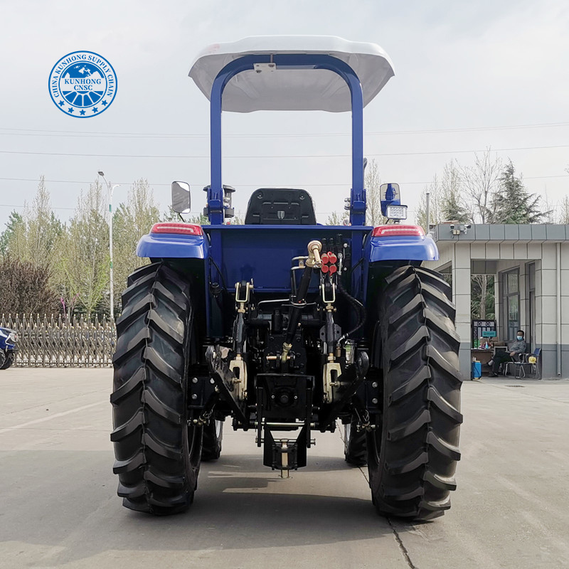 2024 تصميم جديد 50HP 4WD جرار عجلة جرار حديقة صغيرة